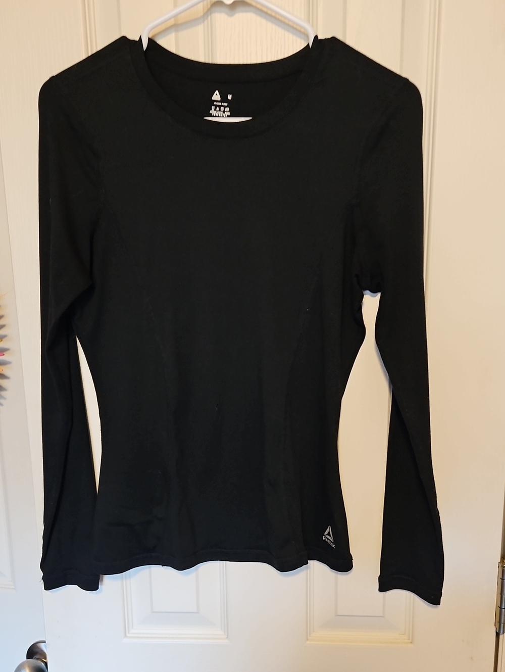 Reebok Women’s Black Long-Sleeve Athletic Tee